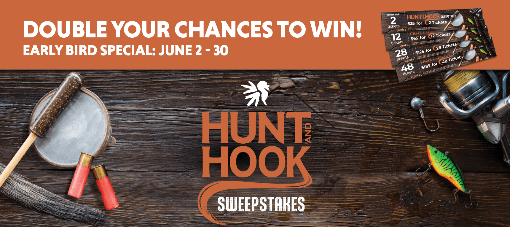 double your chances to win June 2rd through 30th